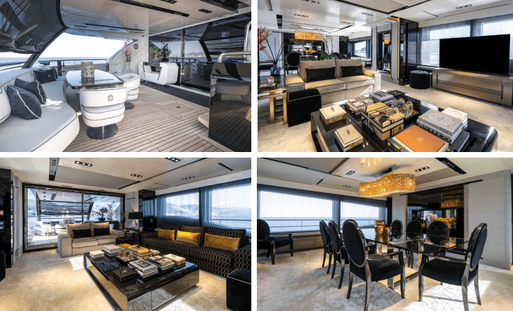 Yacht image on carousel