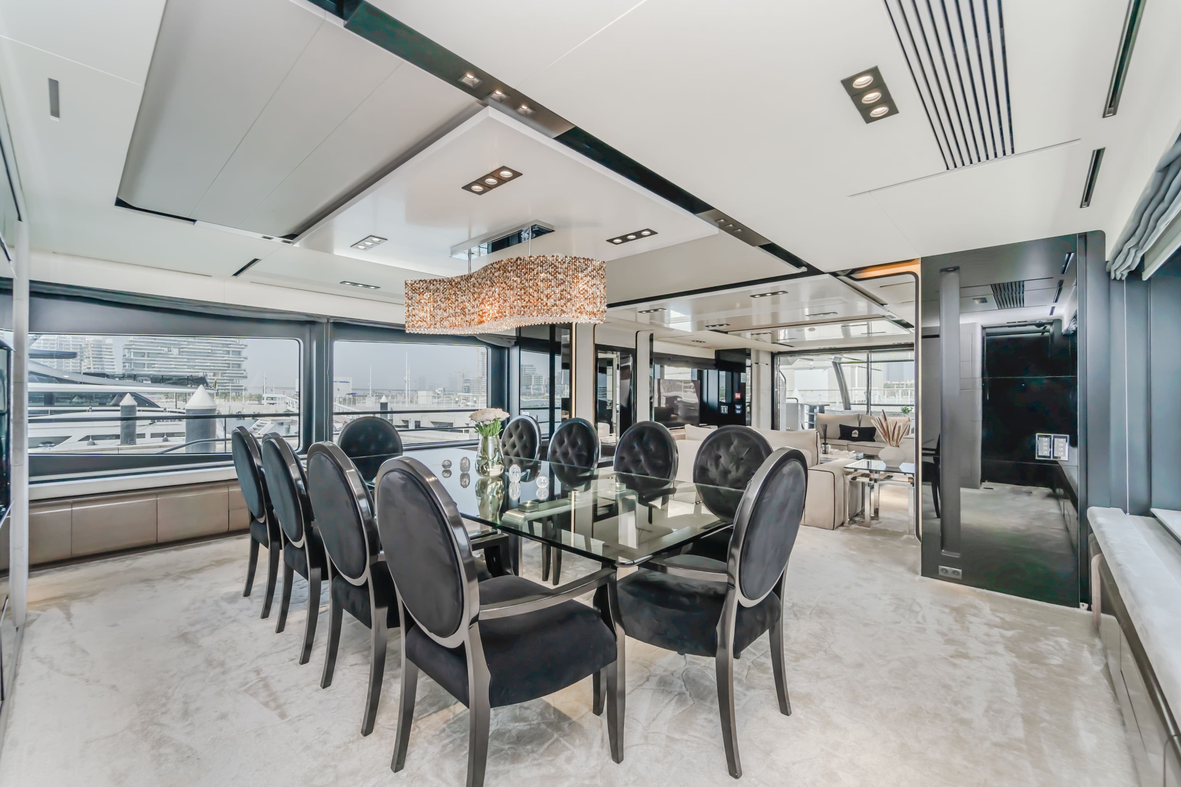 Yacht image on carousel