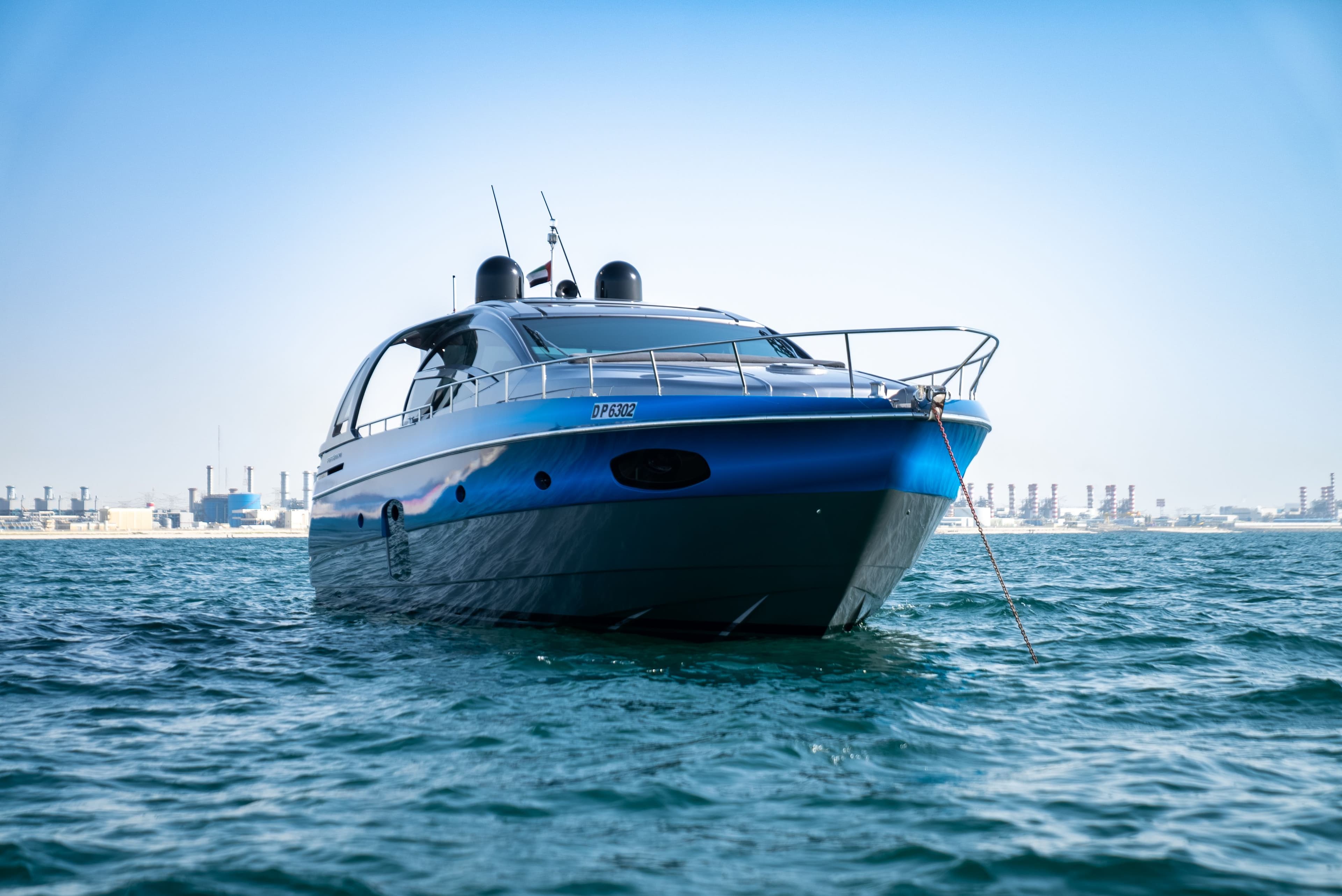 Yacht image on carousel