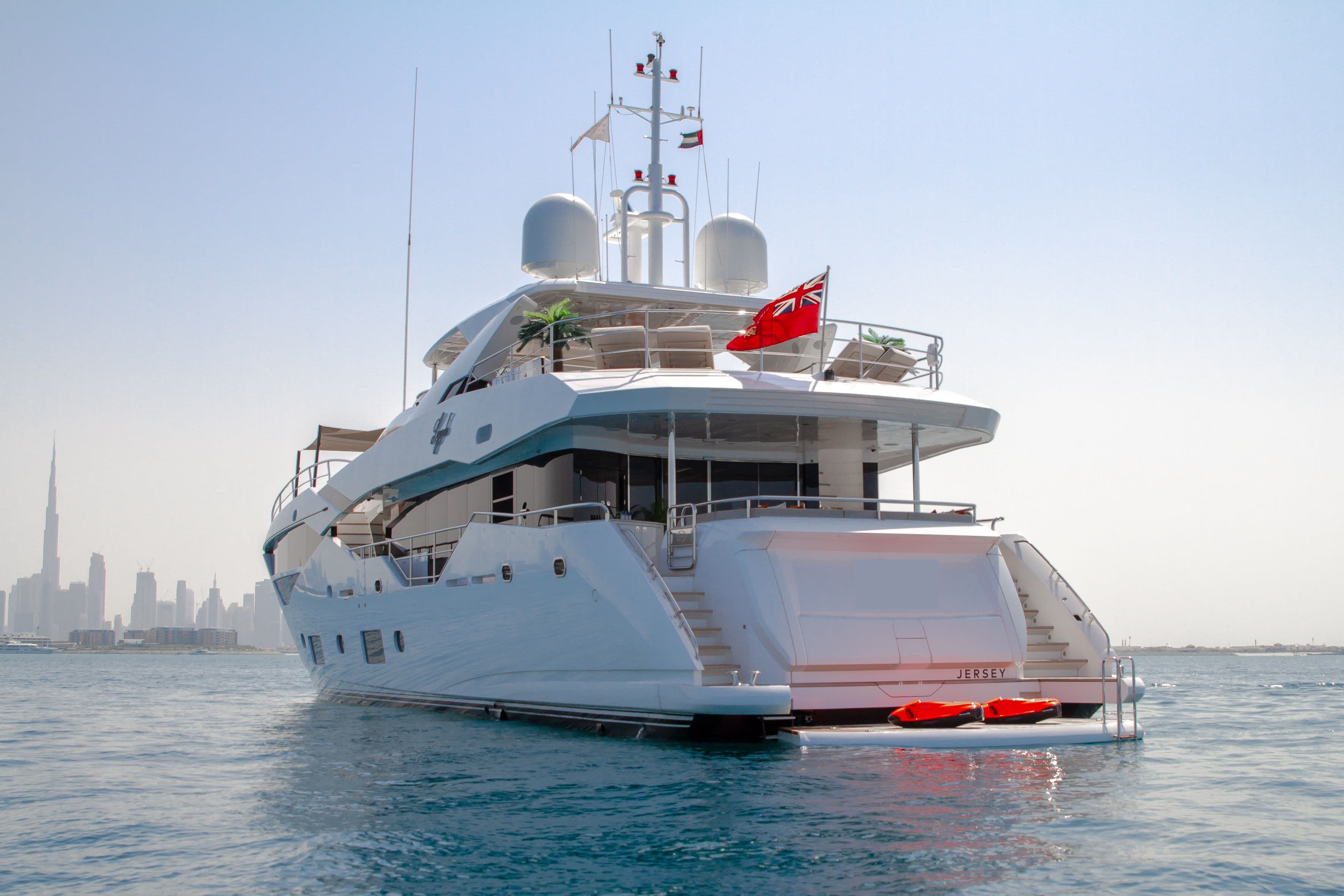 Yacht image on carousel