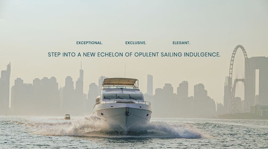 Yacht image on carousel