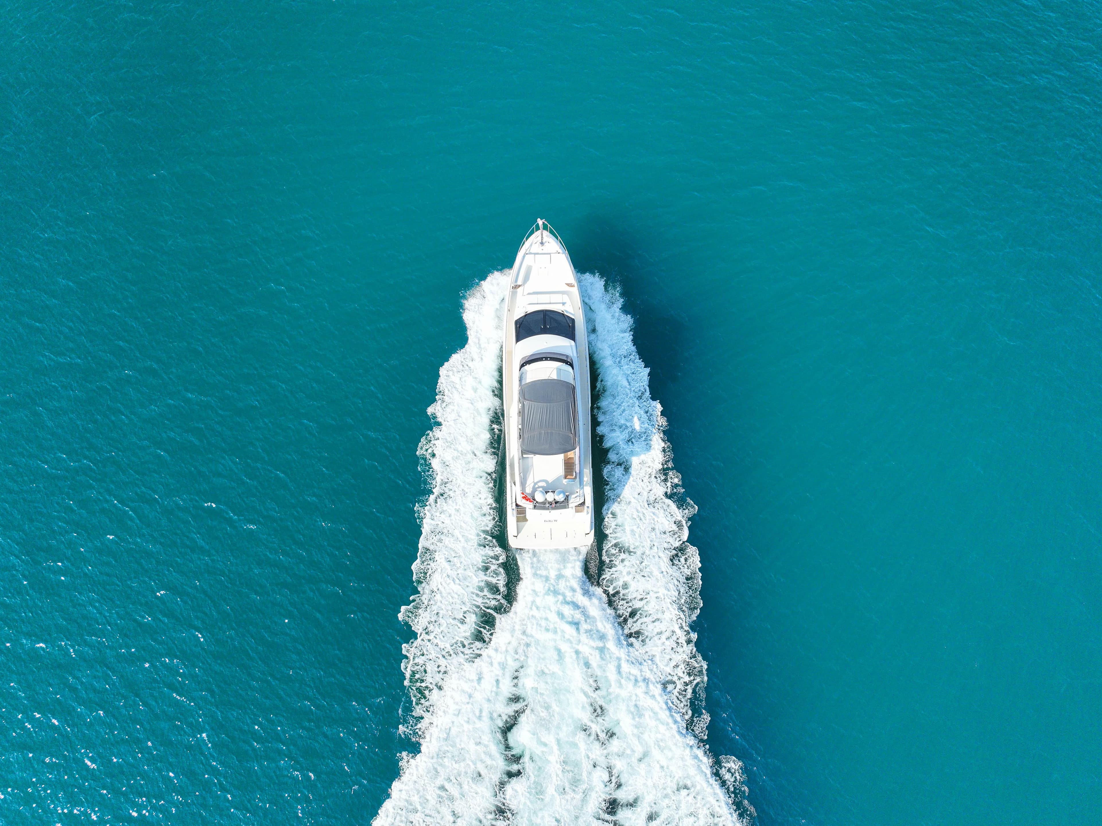 Yacht image on carousel