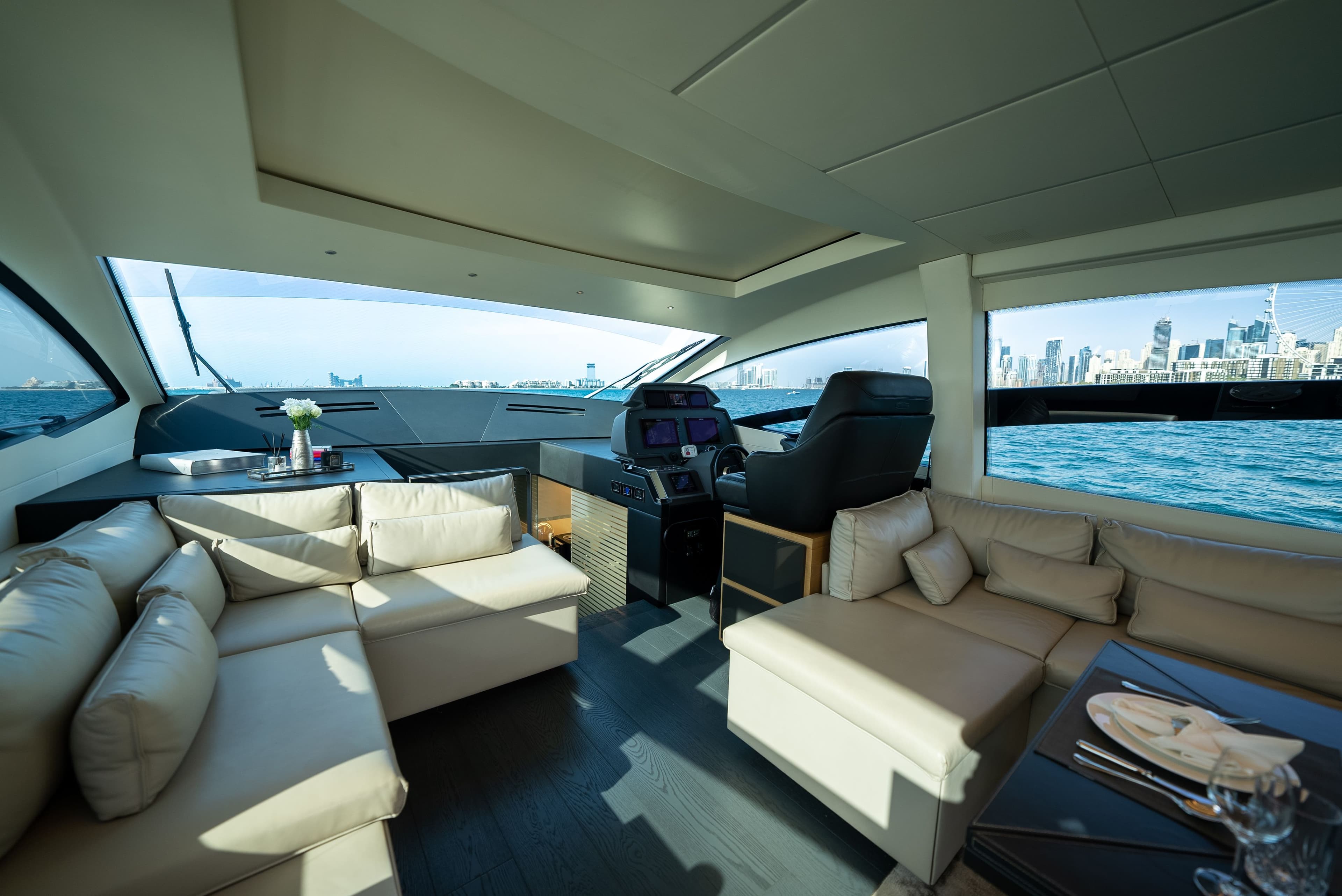 Yacht image on carousel