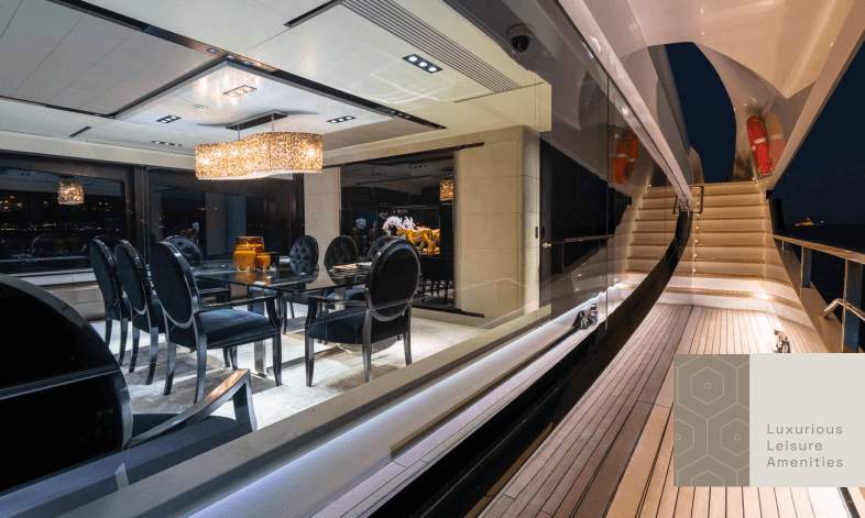 Yacht image on carousel