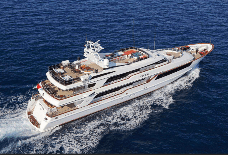 Yacht image on carousel