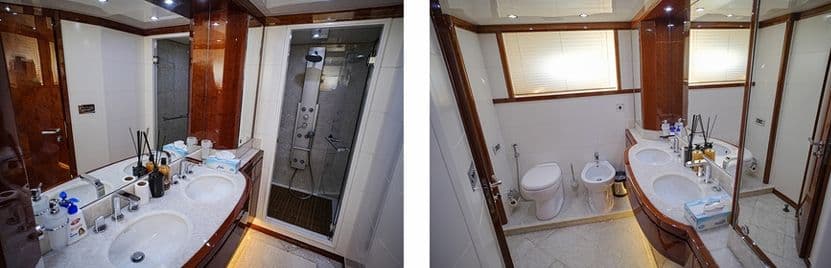 Yacht image on carousel