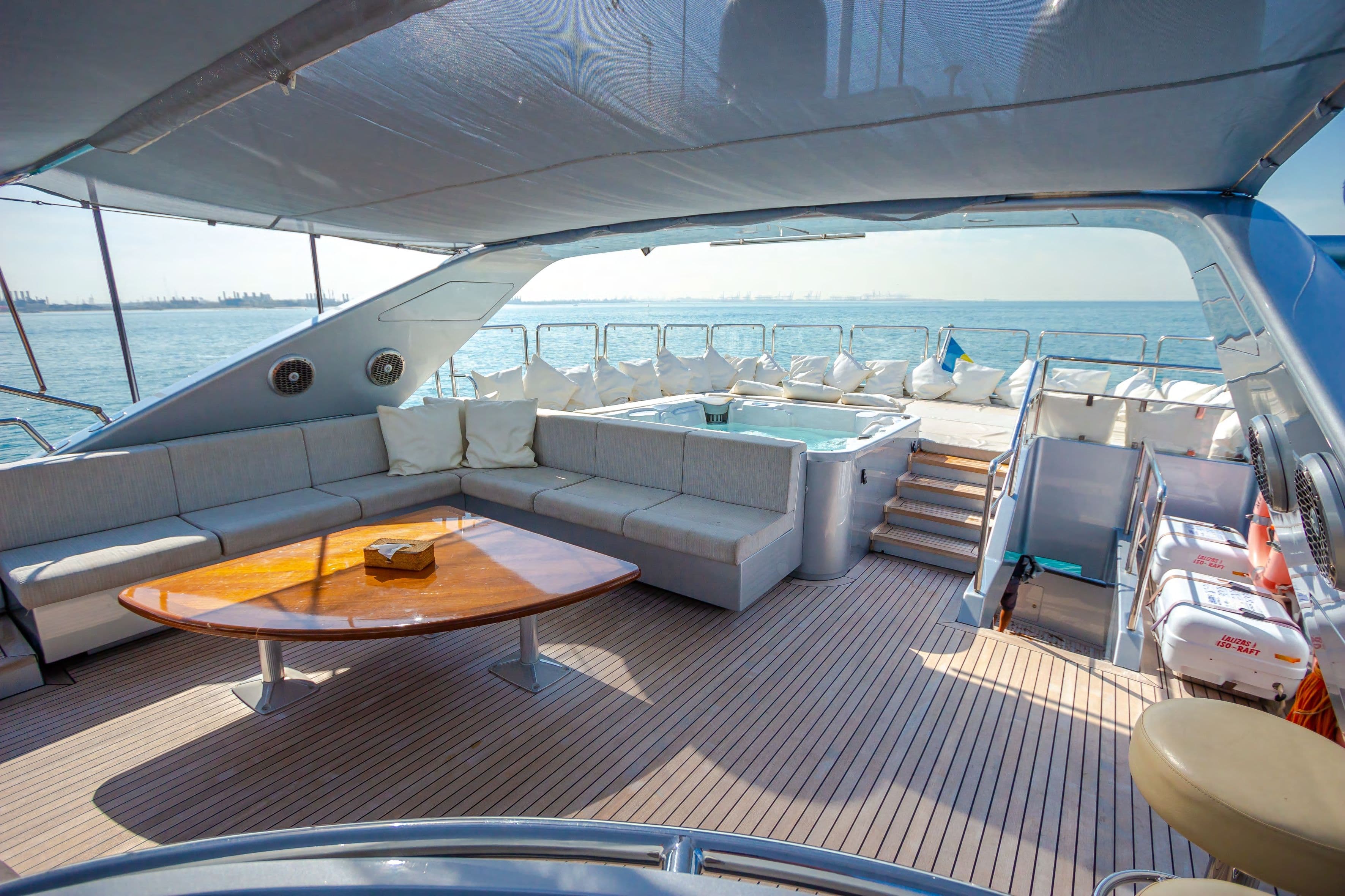 Yacht image on carousel