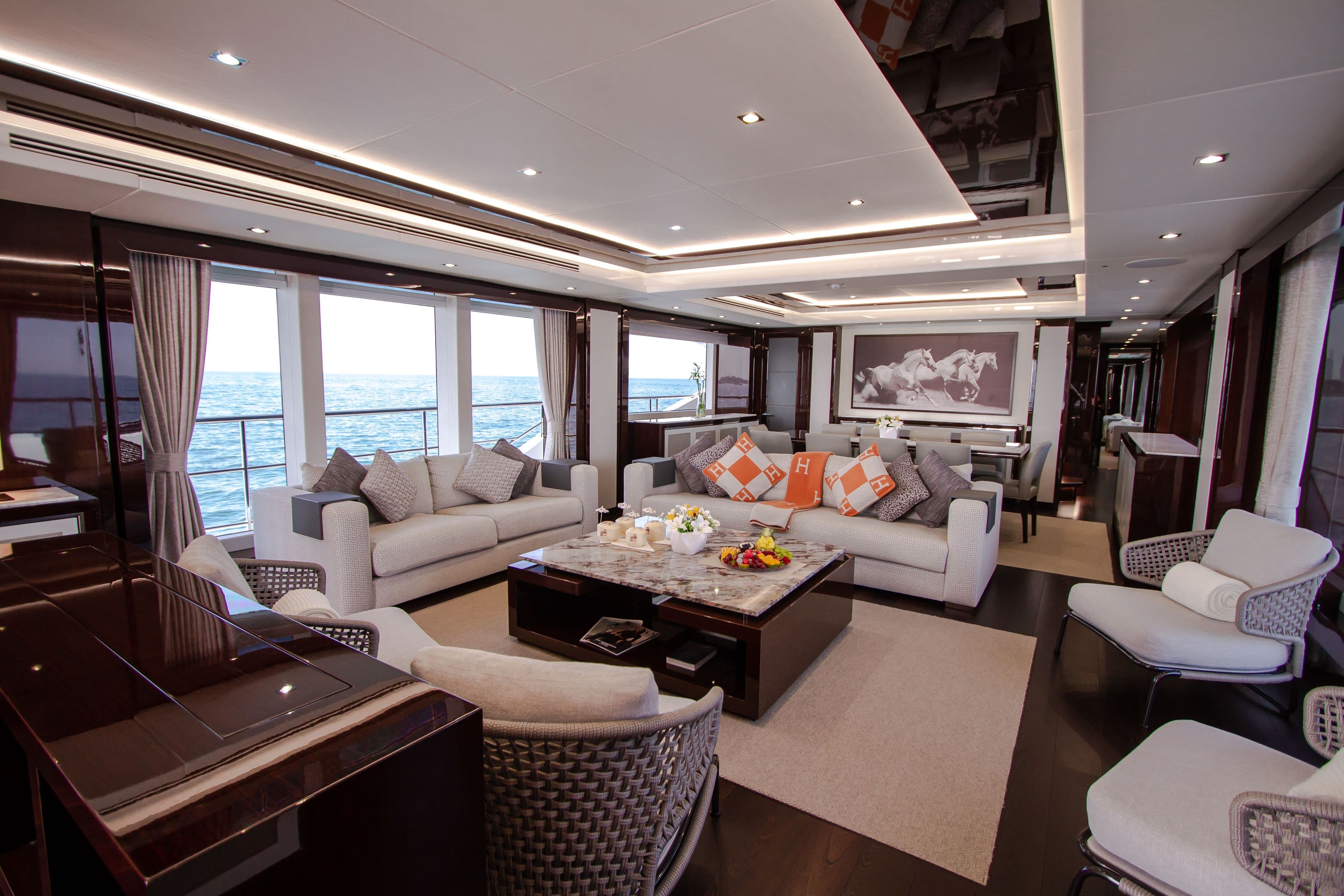 Yacht image on carousel