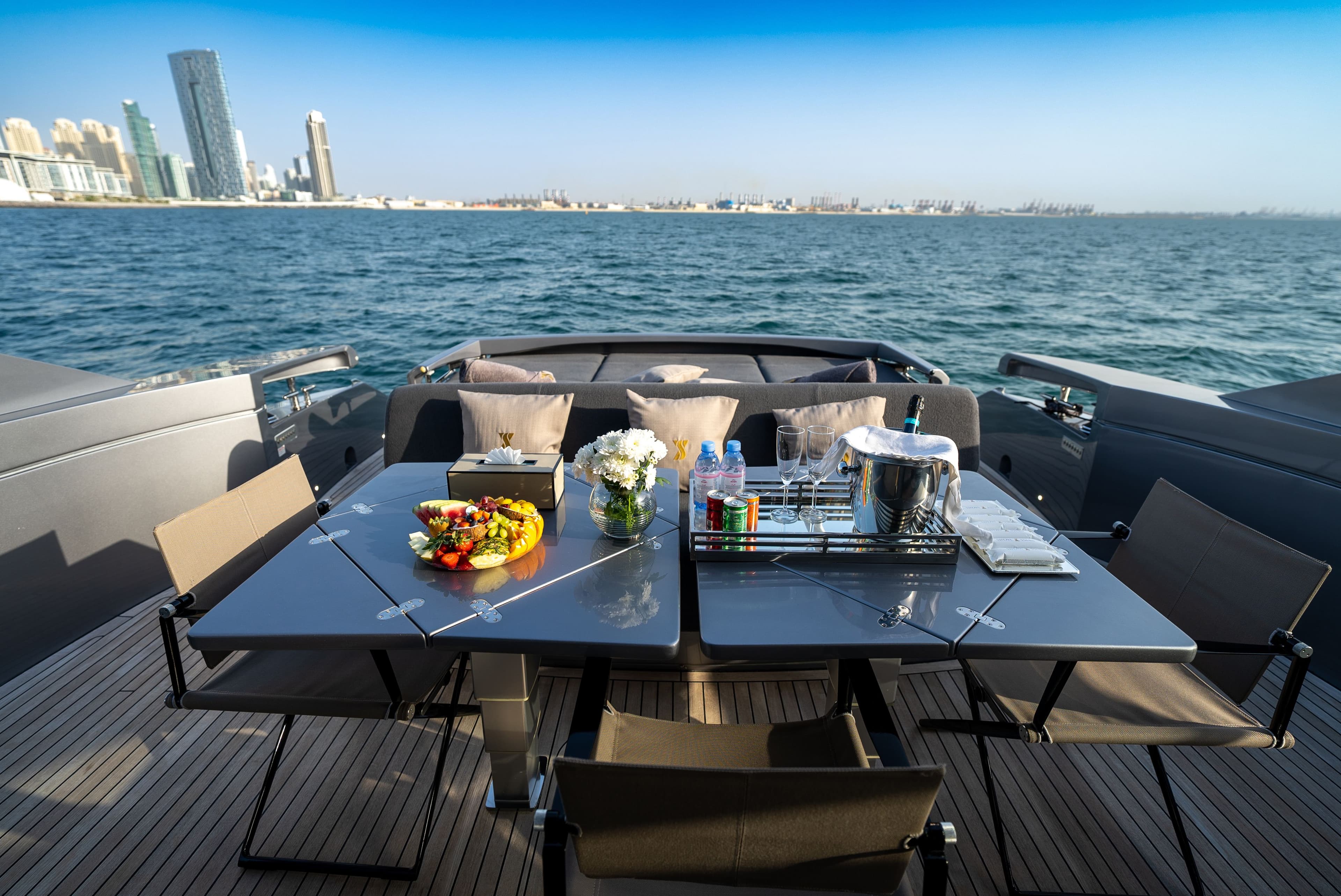 Yacht image on carousel