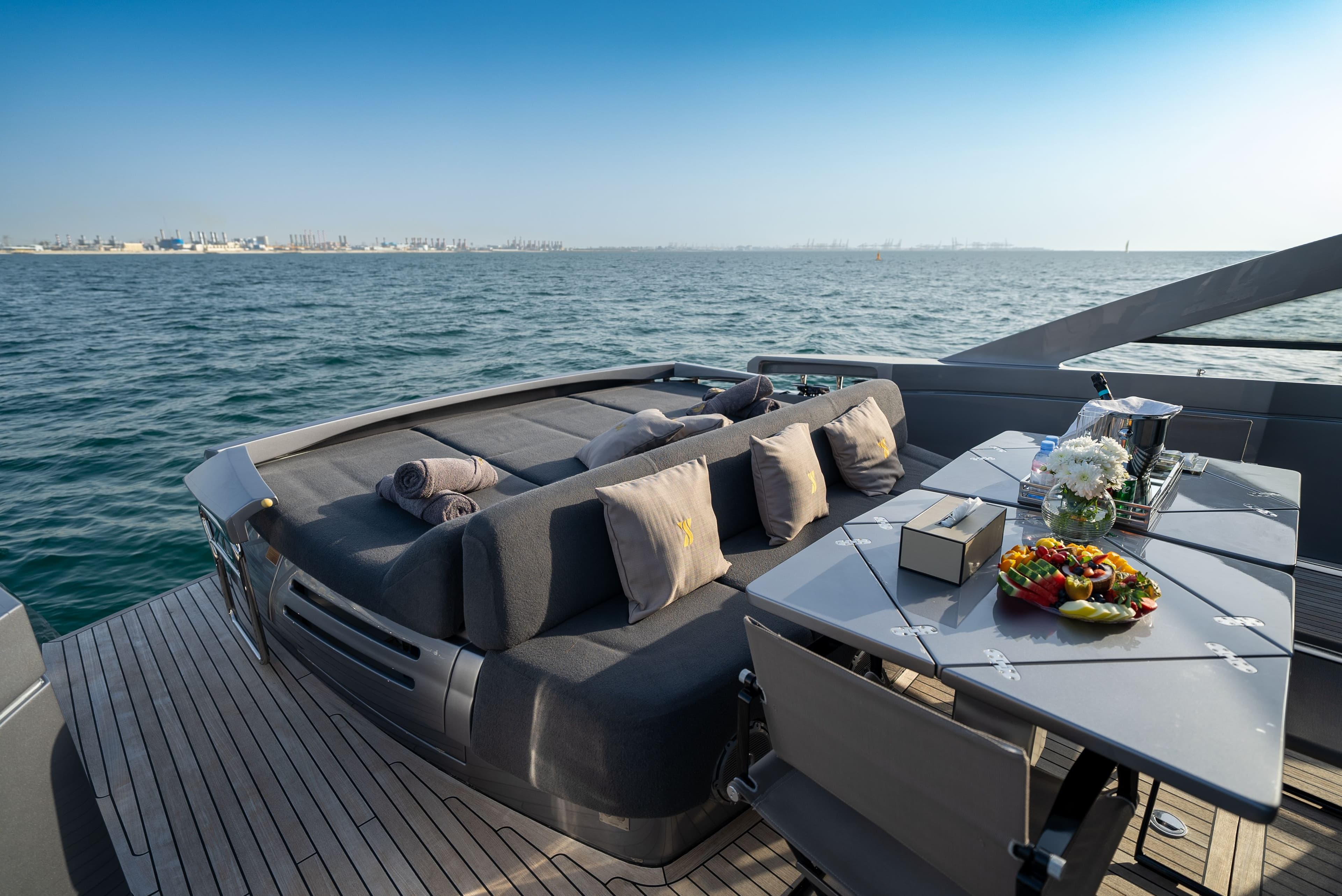 Yacht image on carousel