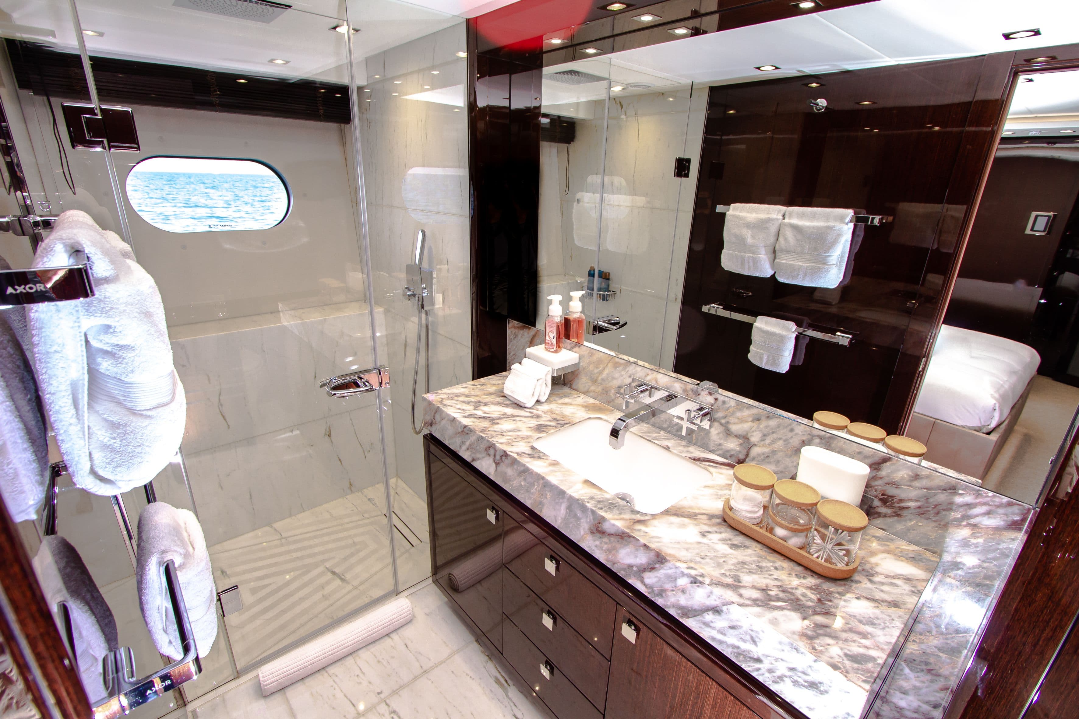 Yacht image on carousel