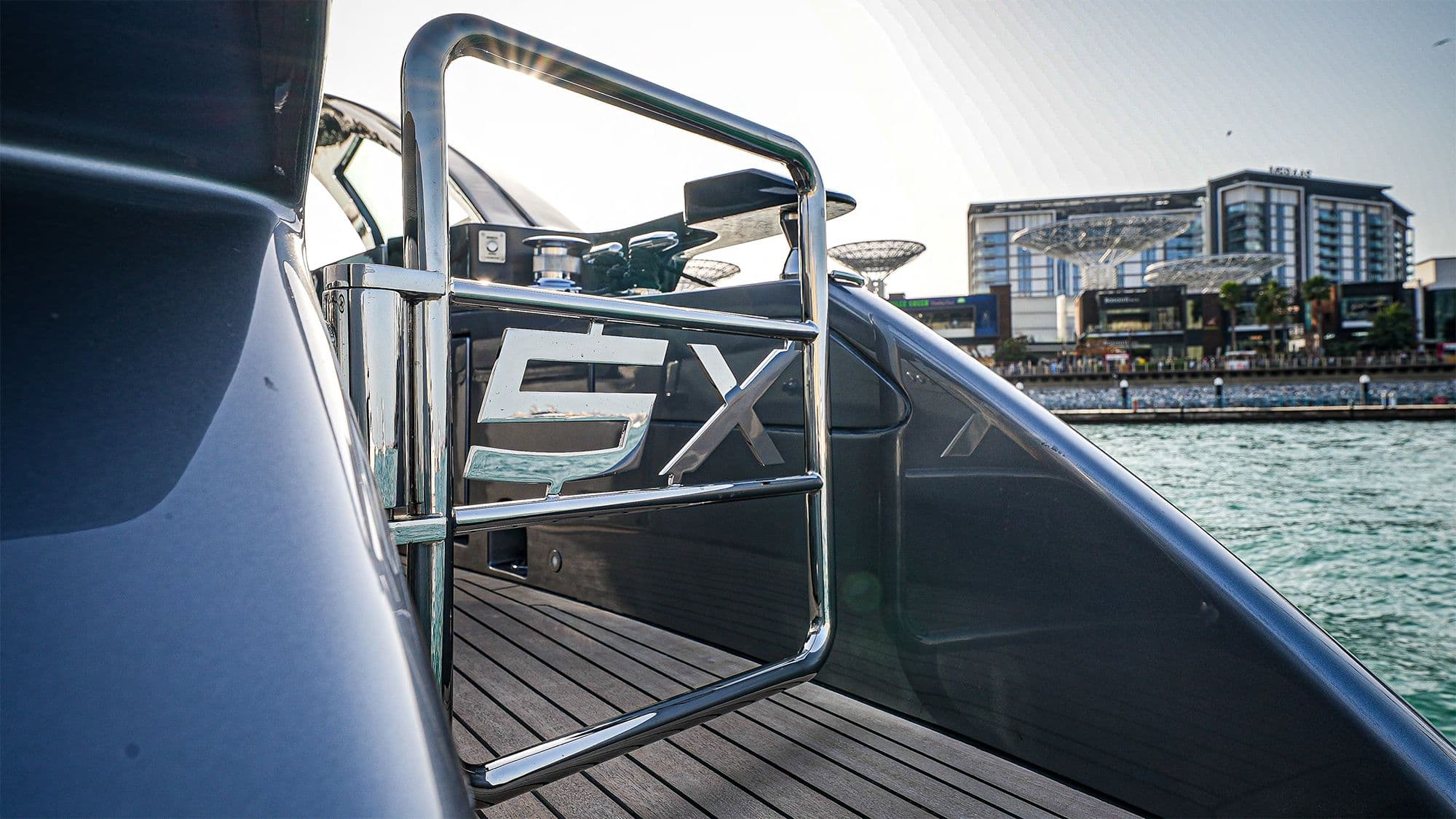 Yacht image on carousel