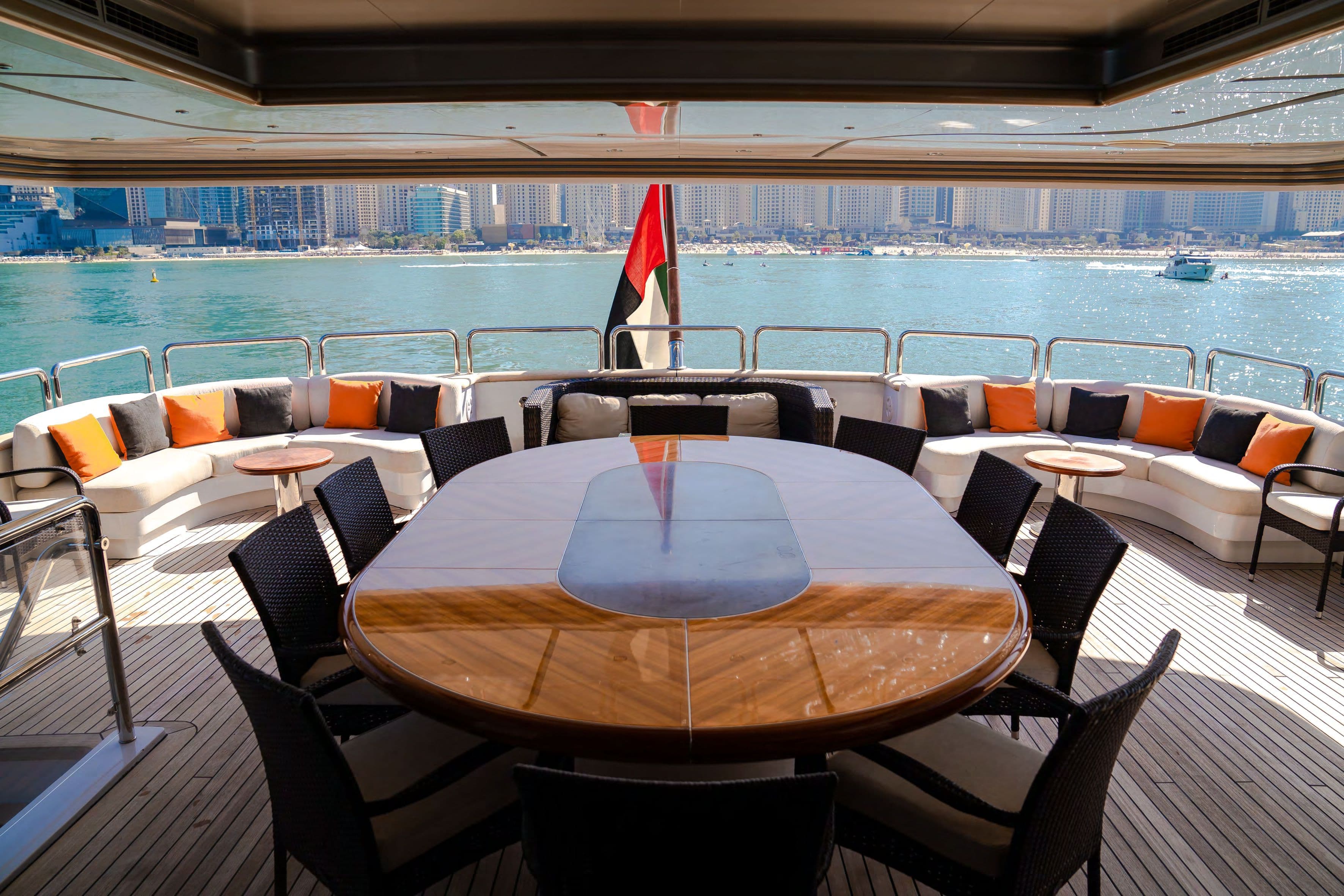 Yacht image on carousel