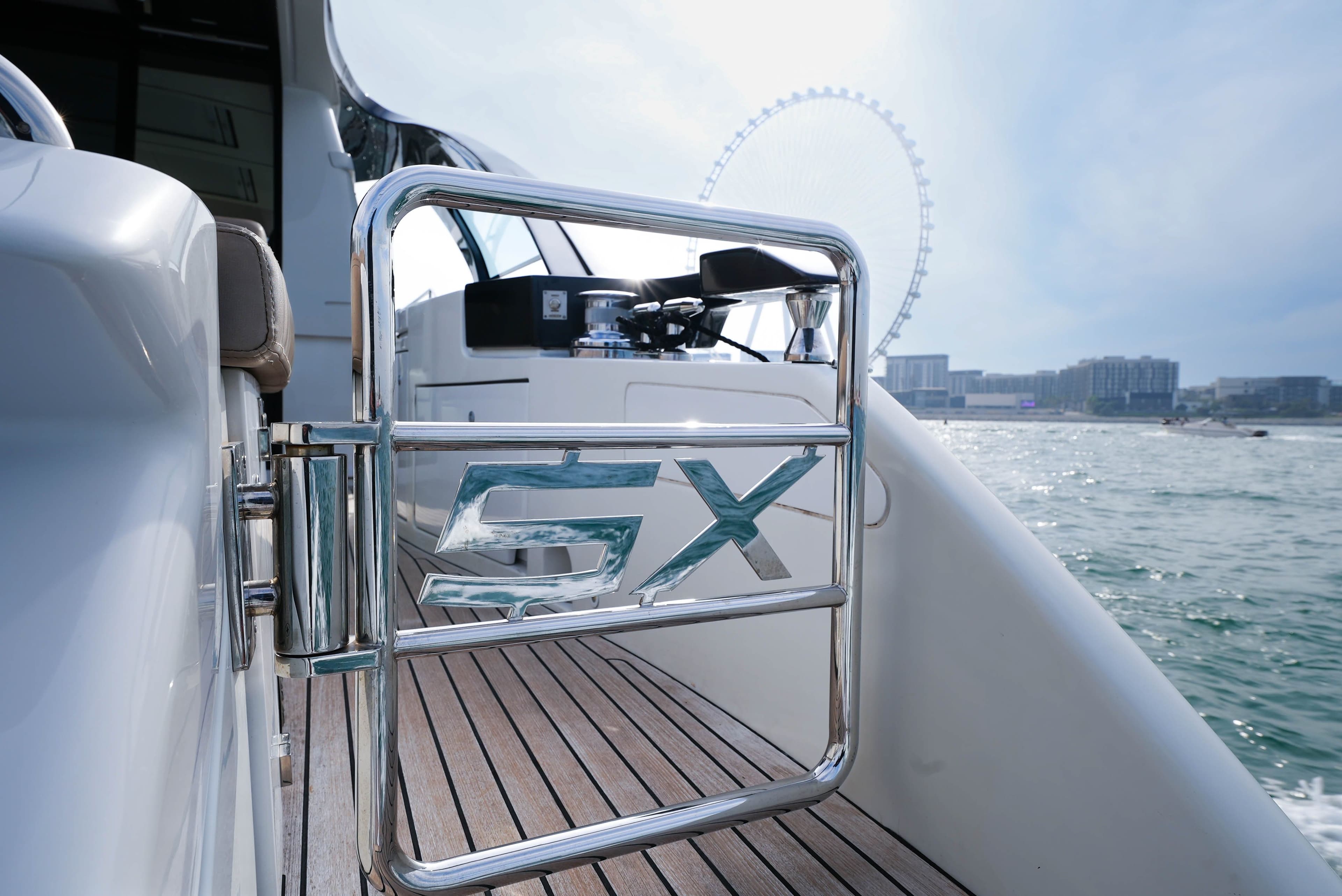 Yacht image on carousel