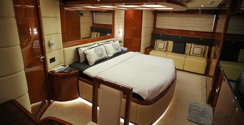 Yacht image on carousel