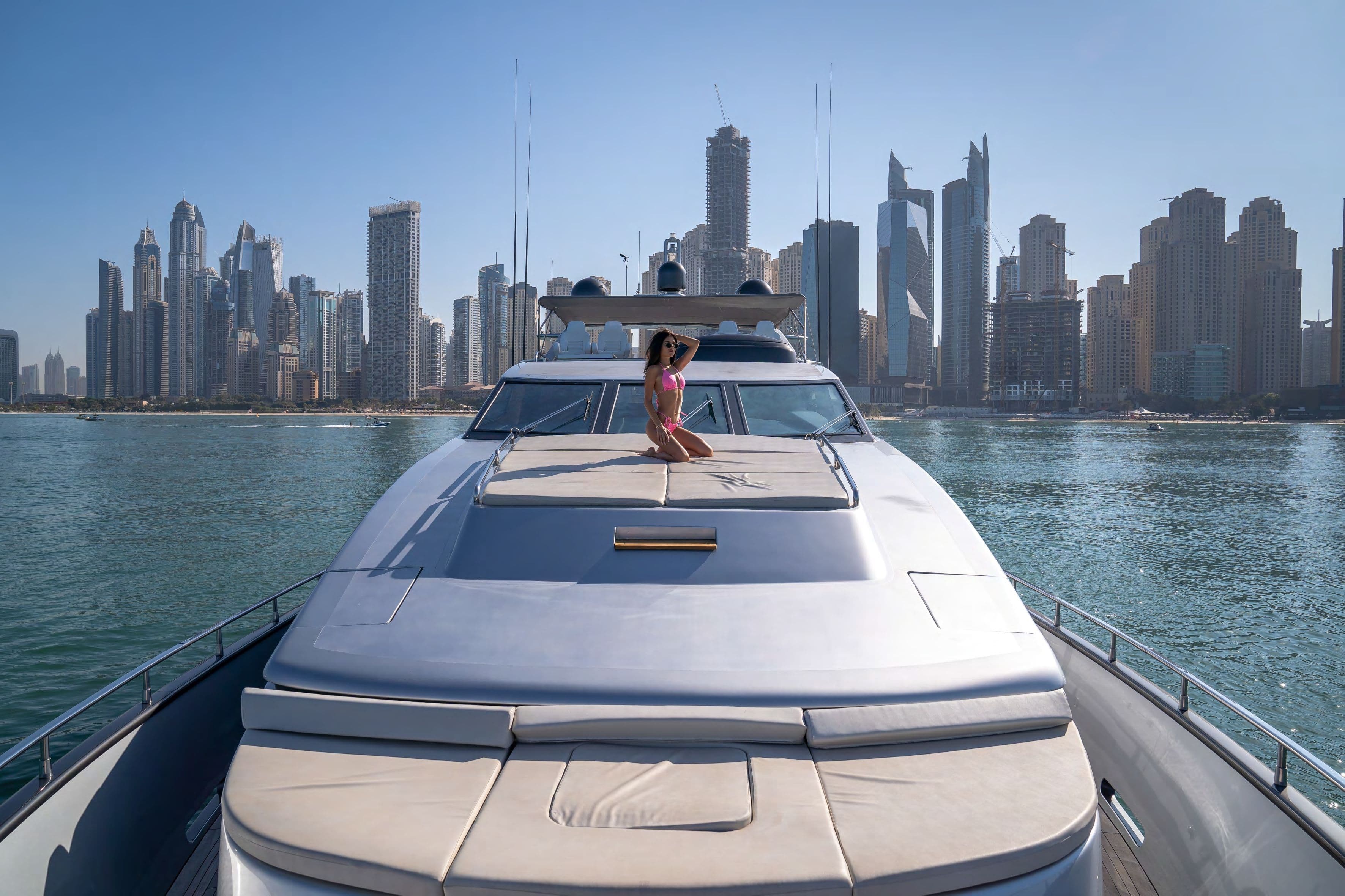 Yacht image on carousel