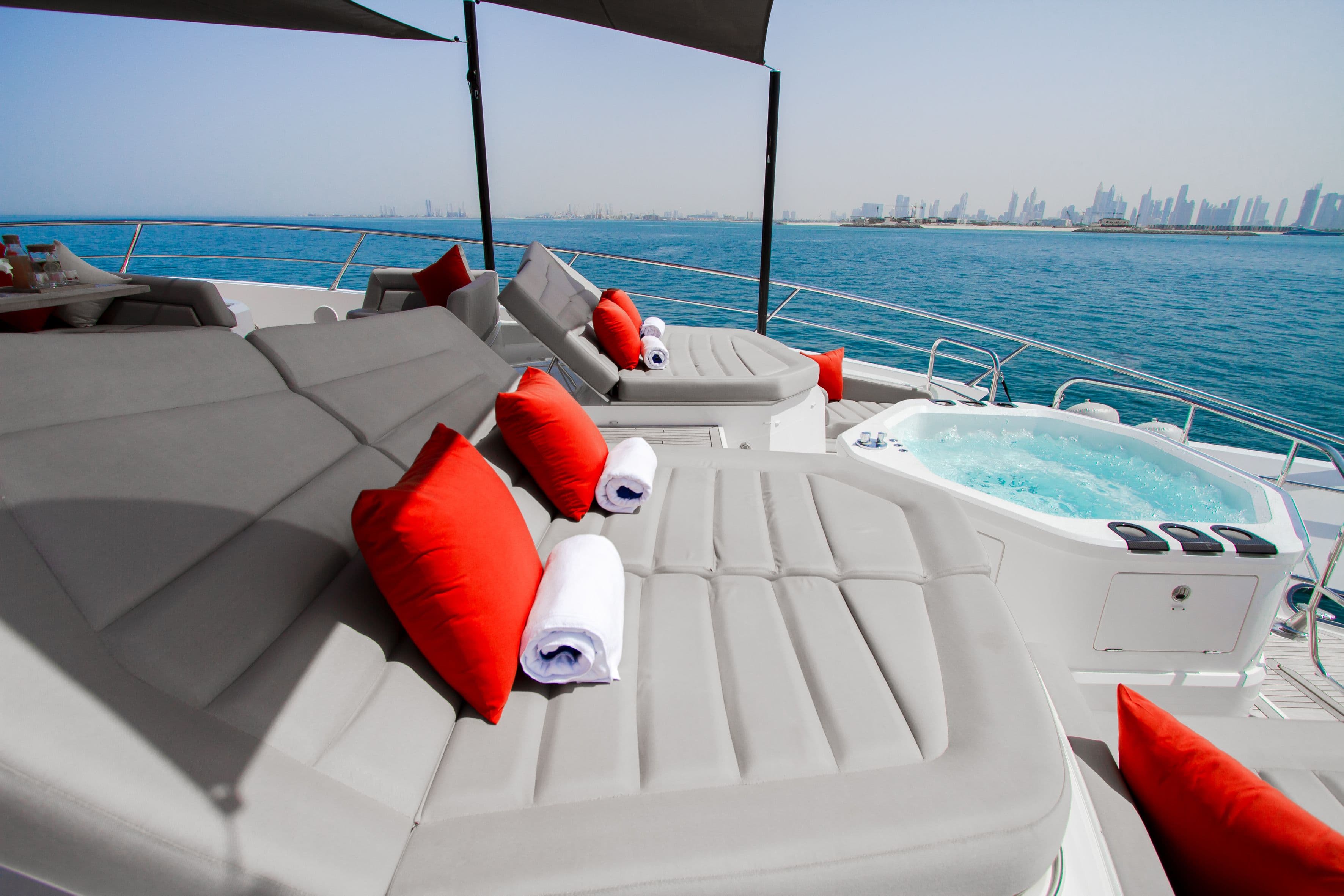 Yacht image on carousel