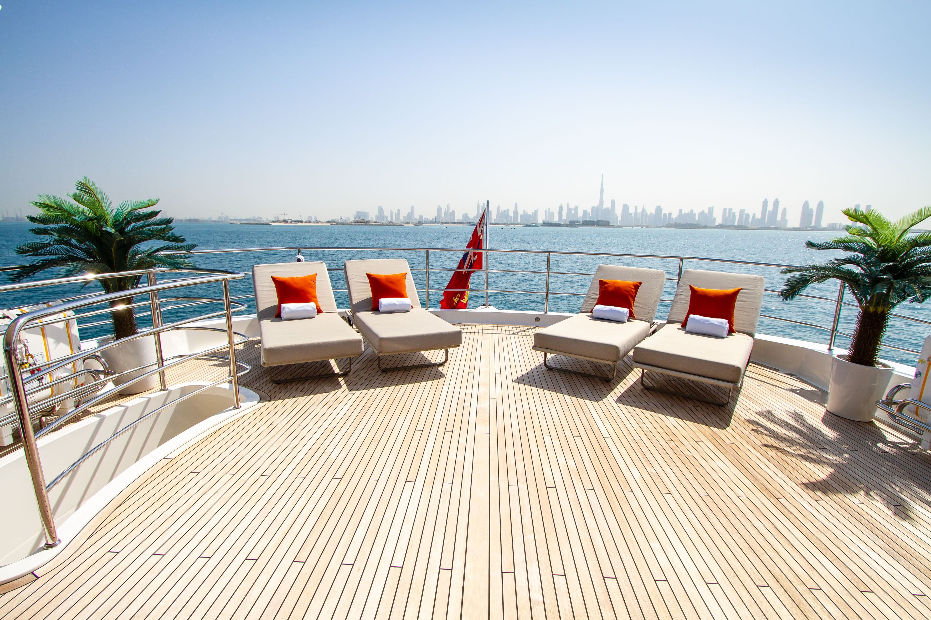 Yacht image on carousel