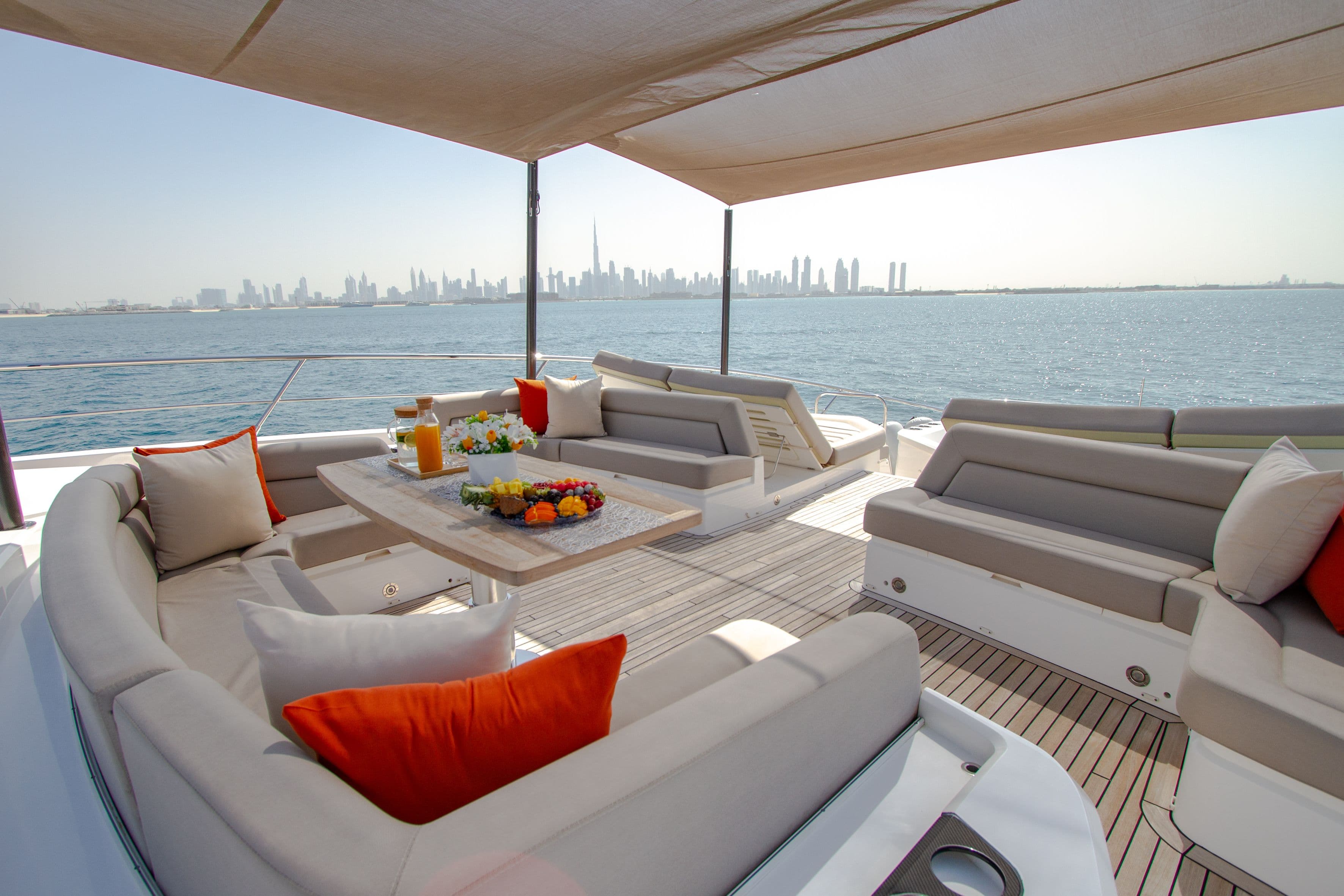 Yacht image on carousel