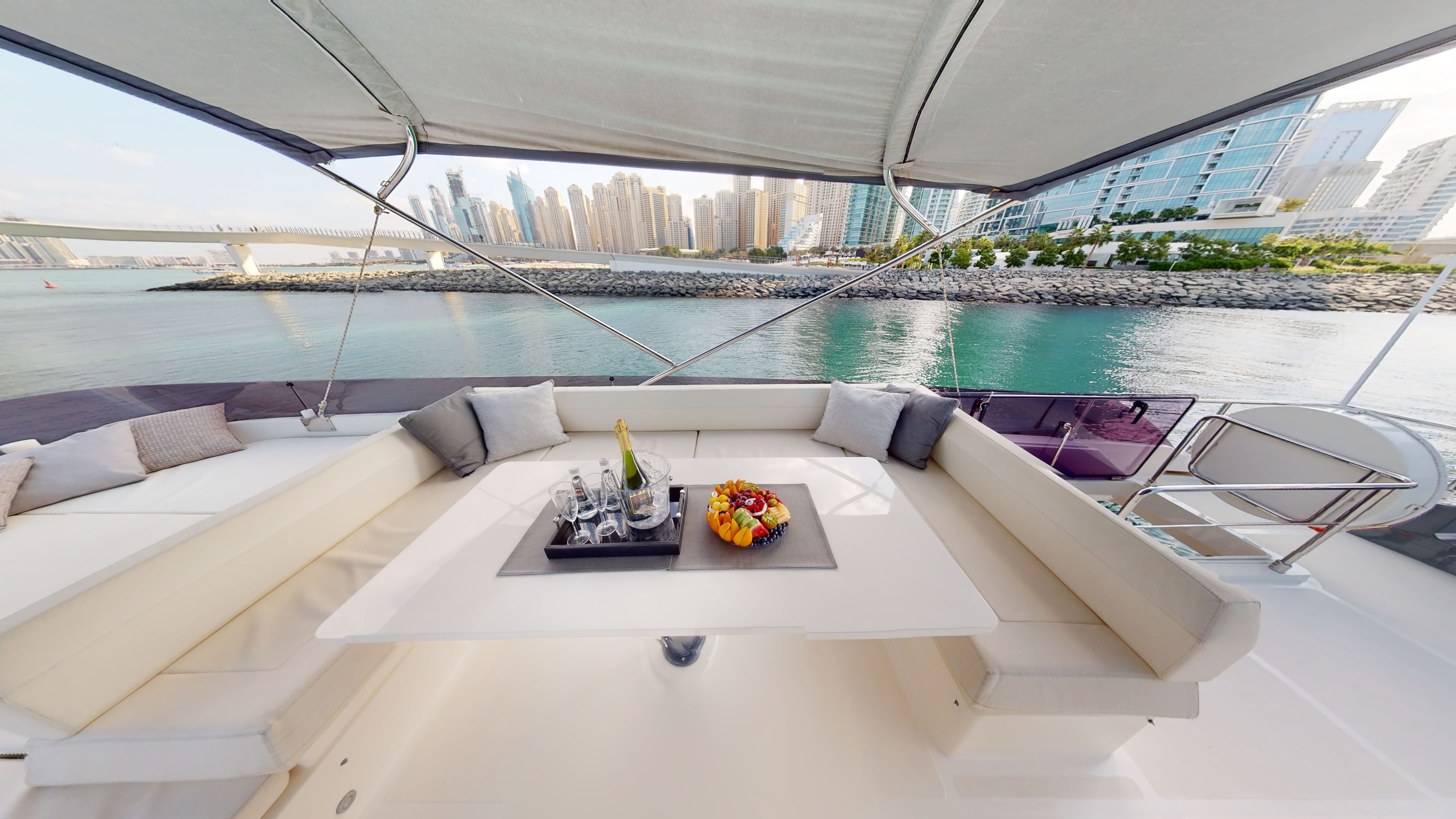 Yacht image on carousel