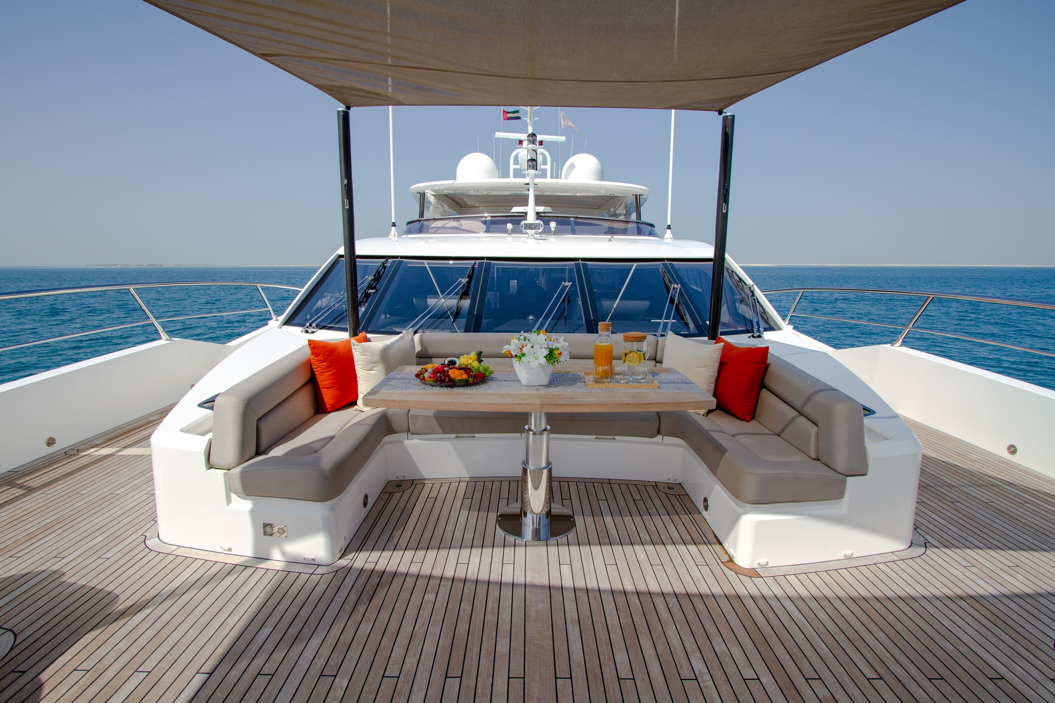 Yacht image on carousel